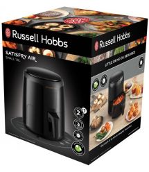 Russell Hobbs Мультипечь SatisFry Air Small, 1100Вт, чаша-1.8л, сенсорное управл., алюминий/пластик, черный