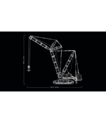 LEGO Конструктор Technic Гусеничный подъемный кран Liebherr LR 13000