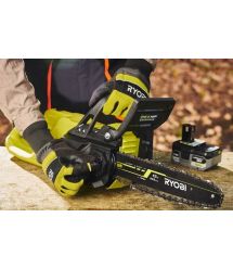 Ryobi Пила цепная аккумуляторная ONE+ HP RY18CSX30A-150 18B 1х5А·ч ЗУ шина 30см бесщеточная 13.2м/с 3.2кг