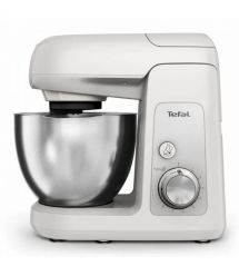 Tefal Кухонная машина Bake Partner 1100Вт, чаша-металл, корпус-пластик, насадок-8, белый