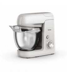 Tefal Кухонная машина Bake Partner 1100Вт, чаша-металл, корпус-пластик, насадок-8, белый