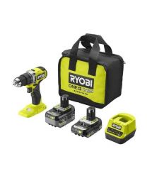 Ryobi Шуруповерт-дрель аккумуляторный ONE+ HP RPD18C-242S 18В 1х2А·ч 1х4А·ч ЗУ 54Нм 450·1700об·хв 1кг сумка