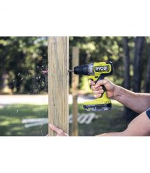 Ryobi Шуруповерт-дрель аккумуляторный ONE+ HP RPD18C-242S 18В 1х2А·ч 1х4А·ч ЗУ 54Нм 450·1700об·хв 1кг сумка