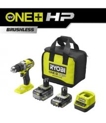 Ryobi Шуруповерт-дрель аккумуляторный ONE+ HP RPD18C-242S 18В 1х2А·ч 1х4А·ч ЗУ 54Нм 450·1700об·хв 1кг сумка