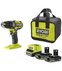 Ryobi Шуруповерт-дрель аккумуляторный ONE+ HP RDD18X-220S 18В 2х2А·ч ЗУ 95Нм 500·2100об·хв 1.7кг сумка