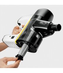 Karcher Пылесос беспроводный VC 7 Cordless yourMax, 350Вт, конт пыль -0.8л, автон. раб. до 60мин, вес-2.57кг, HEPA 12, белый