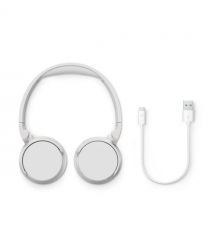 Philips Наушники On-ear TAH4209 BT 5.3, Wireless, Mic, Белый