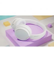 Наушники Over-ear Philips TAH5209 BT 5.3, SBC, Wireless, Mic, Белый