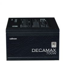 Zalman Блок питания Decamax (700W) 85%, 80 Plus, 120мм, 1xMB 24pin(20+4), 1xCPU 8pin(4+4), 3xMolex, 6xSATA, 4xPCIe 8pin(6+2)