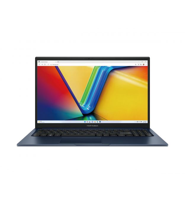 ASUS Ноутбук Vivobook 15 X1504VA-BQ588 15.6" FHD IPS, Intel 5-120U, 16GB, F1TB, UMA, NoOS, Голубой