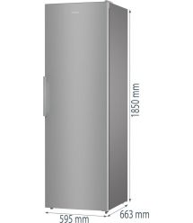 Gorenje Холодильная камера, 185x60х66, 398л, А+, электронное упр, зона св-ти, серый