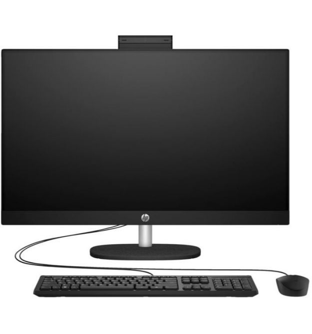 HP ПК Моноблок All-in-One 27" FHD IPS AG, AMD R3-7320U, 8GB, F512GB, UMA, WiFi, кл+м, DOS, черный