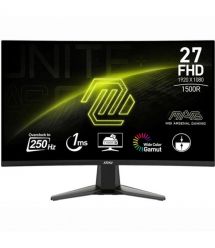 MSI Монитор 27" MAG 27C6X 2xHDMI, DP, USB-C, 2xUSB, Audio, VA, 250Hz, 1ms, sRGB 99%, CURVED, AdaptiveSync