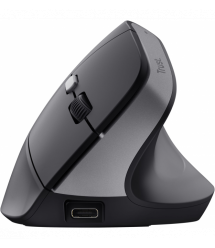 Мышь Trust Bayo 2 Ergonomic, WL/USB-A, черный