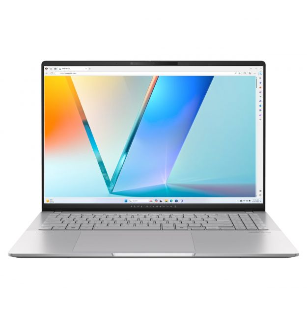 ASUS Ноутбук Vivobook S 16 M5606UA-MX027 16" 3.2K OLED, AMD R7-8845HS, 32GB, F1TB, UMA, NoOS, Серебристый