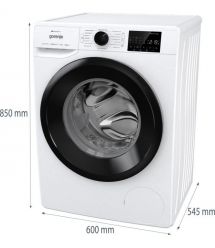 Gorenje Стиральная машина фронтальная, 9кг, 1400, A+++, 54,5см, дисплей, инвертор, пар, Wi-Fi, белый