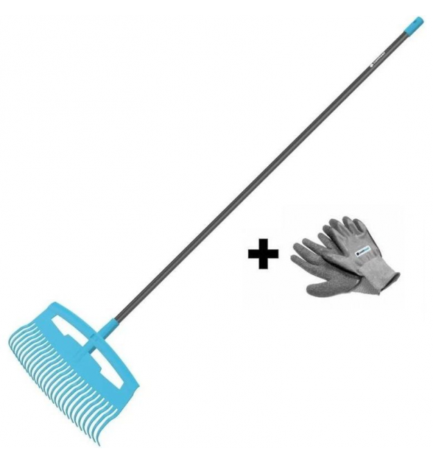 Cellfast Грабли для листьев IDEAL, комплект з перчатками BASIC, ширина 52.5 см, 178 см, 0.74 кг