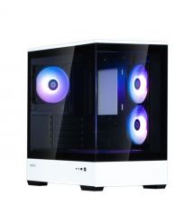 Zalman Корпус P30 без БП, 1xUSB3.0, 1xUSBType-C, 3x120мм ARGB, VGA 420мм, LCS ready, TG Side Panel, mATX, чёрный/белый