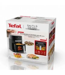 Tefal Мультипечь Easy Fry&Grill Vision Window, 1550Вт, чаша-4.2л, сенсорное управл., с окошком, пластик, черный