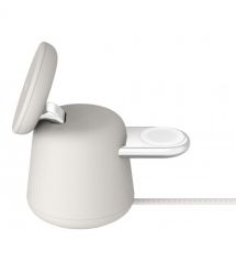 Belkin Беспроводное зарядное устройство 2in1 MagSafe iPhone/Watch/AirPods, Sand Mass