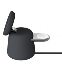 Belkin Беспроводное зарядное устройство 2in1 MagSafe iPhone/Watch/AirPods, Charcoal Mass