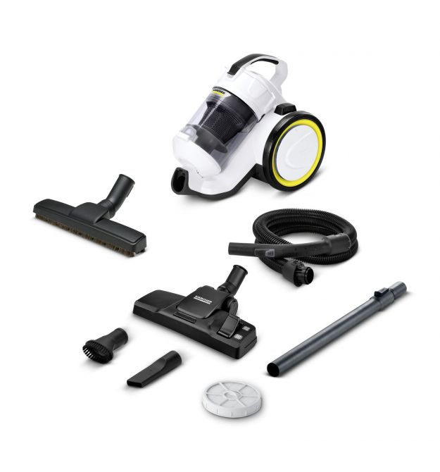 Karcher Пылесос VC 3 Plus Premium, 1600Вт, конт пыл -0.9л, вес-4.4кг, HEPA 13, белый