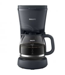 Philips Кофеварка Essentials Collection, 1.38л, молотый, поддержка температуры, темно серый