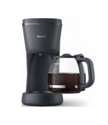 Philips Кофеварка Essentials Collection, 1.38л, молотый, поддержка температуры, темно серый