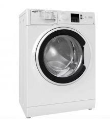 Whirlpool Стиральная машина фронтальная, 6кг, 1200, A+++, 43см, дисплей, инвертор, люк черный, белый