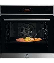 Electrolux Духовой шкаф электрический, 70л, А++, пар, дисплей, конвекция, ф-ция пароварки, телескопические направляющие, черный