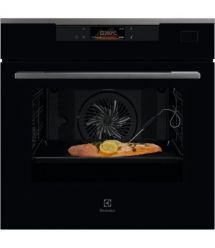 Electrolux Духовой шкаф электрический, 70л, А++, пар, дисплей, конвекция, ф-ция пароварки, телескопические направляющие, черный