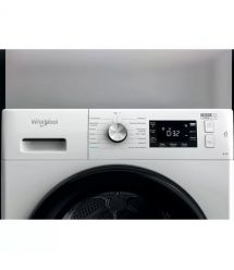 Whirlpool Сушильная машина тепловой насос, 9кг, A++, 65см, дисплей, люк черный, белый