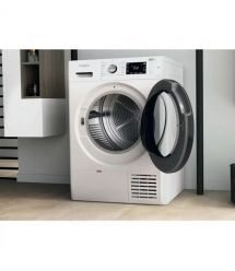 Whirlpool Сушильная машина тепловой насос, 9кг, A++, 65см, дисплей, люк черный, белый