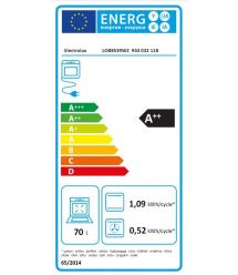 Electrolux Духовой шкаф электрический, 70л, А++, пар, дисплей, конвекция, ф-ция пароварки, черный