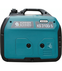 Könner & Söhnen Генератор инверторный бензиновый KS 3100i S, 230В, 3.1кВт, ручной тартер, 21.5кг