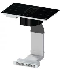 Gorenje Варочная поверхность индукционная, 83см, расширенная зона, встроенная вытяжка, 620м.куб/ч, черный