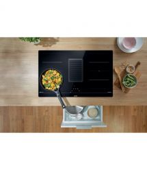 Gorenje Варочная поверхность индукционная, 83см, расширенная зона, встроенная вытяжка, 620м.куб/ч, черный