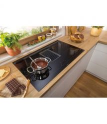 Gorenje Варочная поверхность индукционная, 83см, расширенная зона, встроенная вытяжка, 620м.куб/ч, черный