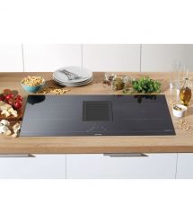 Gorenje Варочная поверхность индукционная, 83см, расширенная зона, встроенная вытяжка, 620м.куб/ч, черный