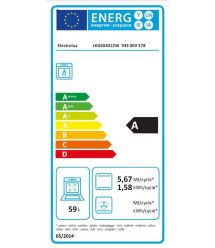 Electrolux Плита газовая, 59л, 60x60см, белый