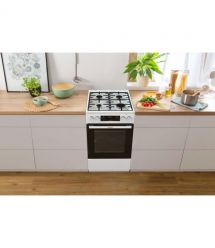 Gorenje Плита комби, 62л, 50x60см, дисплей, IconLed,эмалированные, белый