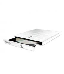 ASUS Привод оптический портативный SDRW-08D2S-U LITE DVD+-R/RW burner USB2.0 белый Retail Box Slim