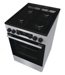 Gorenje Плита комби, 62л, 50x60см, дисплей, IconLed, эмалированные, титан