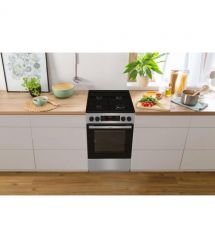 Gorenje Плита комби, 62л, 50x60см, дисплей, IconLed, эмалированные, титан