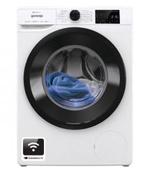 Gorenje Стиральная машина фронтальная, 8кг, 1400, A+++, 55см, дисплей, инвертор, пар, Wi-Fi, белый