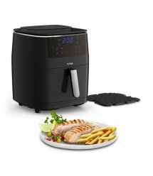 Tefal Мультипечь Easy Fry Grill&Steam, 1430Вт, чаша-6.2л, сенсорное управл., 8 программ, пластик, черный