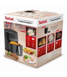 Tefal Мультипечь Easy Fry Grill&Steam, 1430Вт, чаша-6.2л, сенсорное управл., 8 программ, пластик, черный