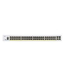 Cisco Коммутатор CBS350 48xGE, PoE, 4x1G SFP, Managed