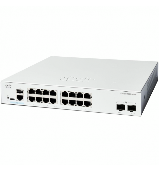 Cisco Коммутатор Catalyst 1200 16xGE, PoE, 2x1G SFP