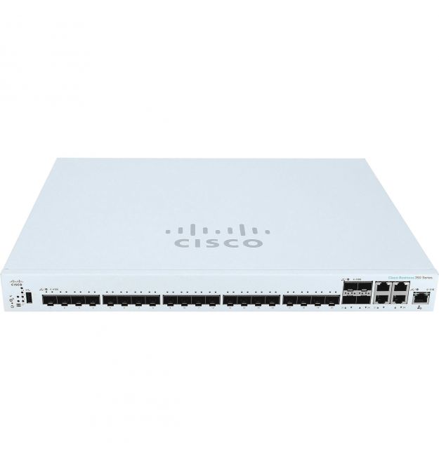 Cisco Коммутатор CBS350 24xSFP+, 4x10GE Shared, Managed